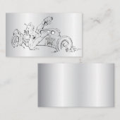 Visitekaartje van trekstaaf (Voorkant / Achterkant)