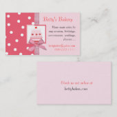 Visitekaartje van Trendy Pink en Salmon (Voorkant / Achterkant)