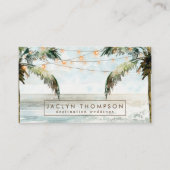 visitekaartje van tropische strandbestemming