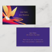 Visitekaartje van tropische vogelsoorten van het P (Voorkant / Achterkant)