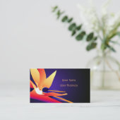 Visitekaartje van tropische vogelsoorten van het P (Staand voorkant)