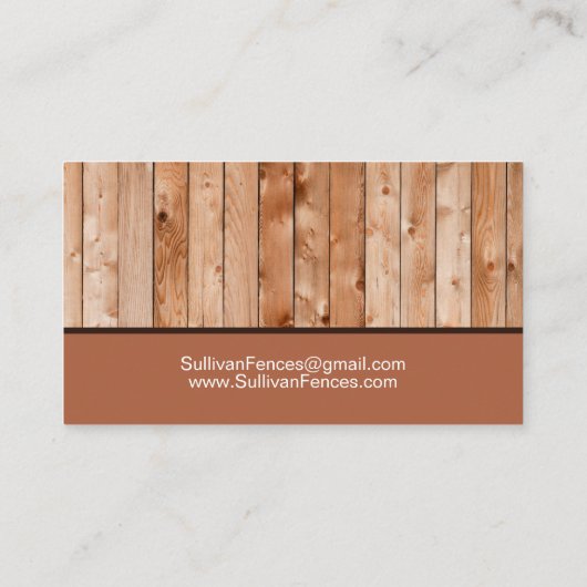 Visitekaartje van tuinschilderingen (Achterkant)