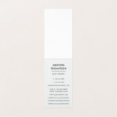 Visitekaartje van Turquoise en Gold Agate (Binnenkant ongevouwen)