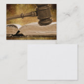 Visitekaartje van uitspraak (Voorkant / Achterkant)