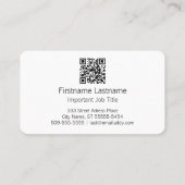  Visitekaartje van Upright Piano (Achterkant)