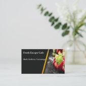 Visitekaartje van verse groenten en fruit, vers (Staand voorkant)