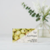 Visitekaartje van verse producten (Staand voorkant)