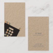 Visitekaartje van vinylplaat (Voorkant / Achterkant)