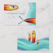 Visitekaartje van visoceaangolven (Voorkant / Achterkant)