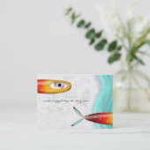 Visitekaartje van visoceaangolven (Staand voorkant)