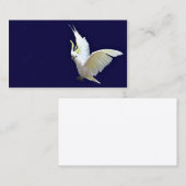 Visitekaartje van vliegende cockatiel (Voorkant / Achterkant)