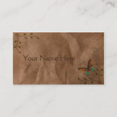  Visitekaartje van vlinder (Achterkant)