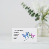Visitekaartje van vlinder (Staand voorkant)