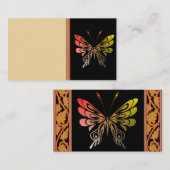 Visitekaartje van vlinder (Voorkant / Achterkant)