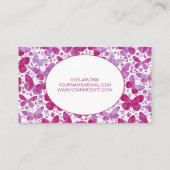 Visitekaartje van vlinder (Achterkant)