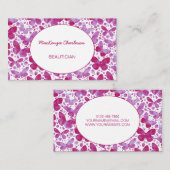 Visitekaartje van vlinder (Voorkant / Achterkant)