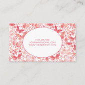 Visitekaartje van vlinder (Achterkant)