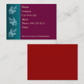 Visitekaartje van vlinder (Voorkant / Achterkant)