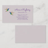 Visitekaartje van vogels (Voorkant / Achterkant)