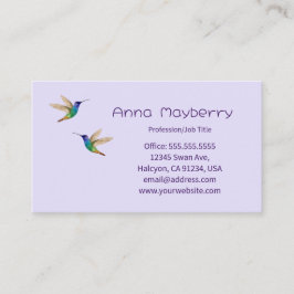 Visitekaartje van vogels