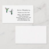 Visitekaartje van vogels (Voorkant / Achterkant)