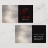 Visitekaartje van voorglas (Voorkant / Achterkant)