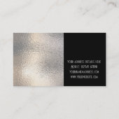 Visitekaartje van voorglas (Achterkant)