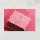 visitekaartje van vrouw coach contactkaartje (Achterkant)