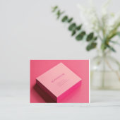 visitekaartje van vrouw coach contactkaartje (Staand voorkant)