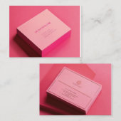 visitekaartje van vrouw coach contactkaartje (Voorkant / Achterkant)