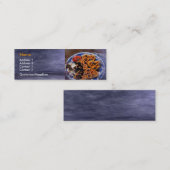 Visitekaartje van wafels (Voorkant / Achterkant)