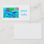 visitekaartje van walvissen (Voorkant / Achterkant)