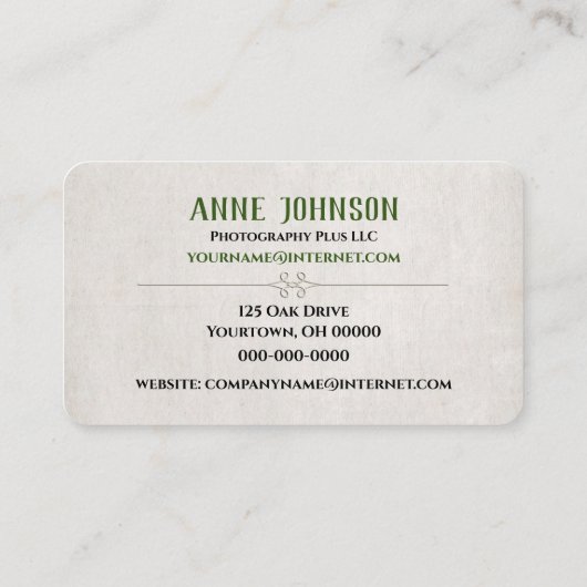 visitekaartje van waterlelie (Achterkant)