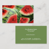 Visitekaartje van watermeloenen (Voorkant / Achterkant)