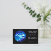 Visitekaartje van wetenschapsleraar (Staand voorkant)