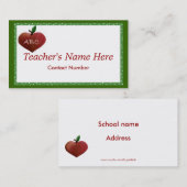 Visitekaartje van Whimsical Teacher (Voorkant / Achterkant)