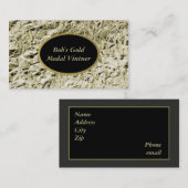 Visitekaartje van wijn (Voorkant / Achterkant)