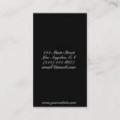 Visitekaartje van wijn (Achterkant)