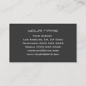 Visitekaartje van wijn (Achterkant)