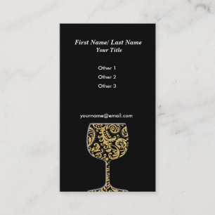 Visitekaartje van wijn