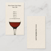 Visitekaartje van wijn (Voorkant / Achterkant)