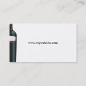 Visitekaartje van wijn (Achterkant)