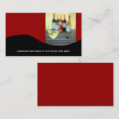 Visitekaartje van wijn {rood} (Voorkant / Achterkant)