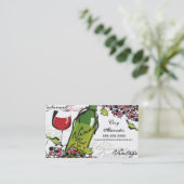 Visitekaartje van wijngaarden (Staand voorkant)