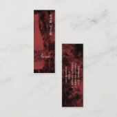 Visitekaartje van wijnstang (Voorkant / Achterkant)