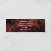 Visitekaartje van wijnstang (Achterkant)