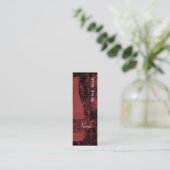 Visitekaartje van wijnstang (Staand voorkant)