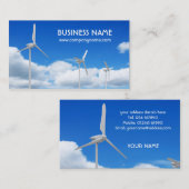 Visitekaartje van windturbines (Voorkant / Achterkant)