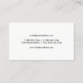 Visitekaartje van woestijncactus (Achterkant)