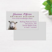 Visitekaartje van wollammeren (Bureau)